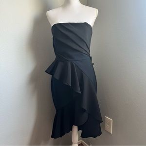 Marchesa Notte Cocktail Dress Strapless - NWT